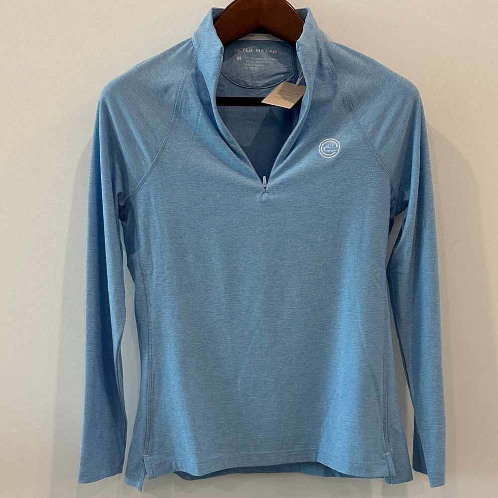 Peter Millar Light Blue Long Sleeve Tee